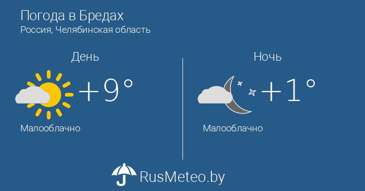 Погода бреды челябинская область 10 дней