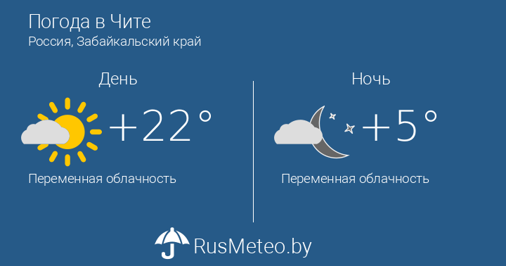 Погода в чите забайкальского края на неделю